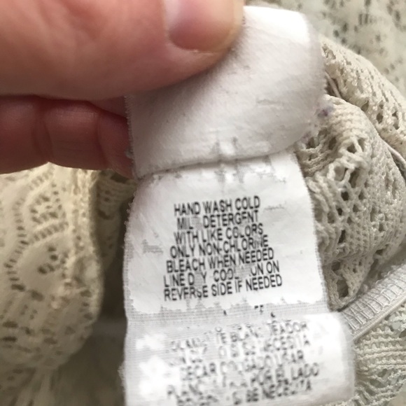 ANNALEE+HOPE peplum crochet top stretch waist - Picture 6 of 7